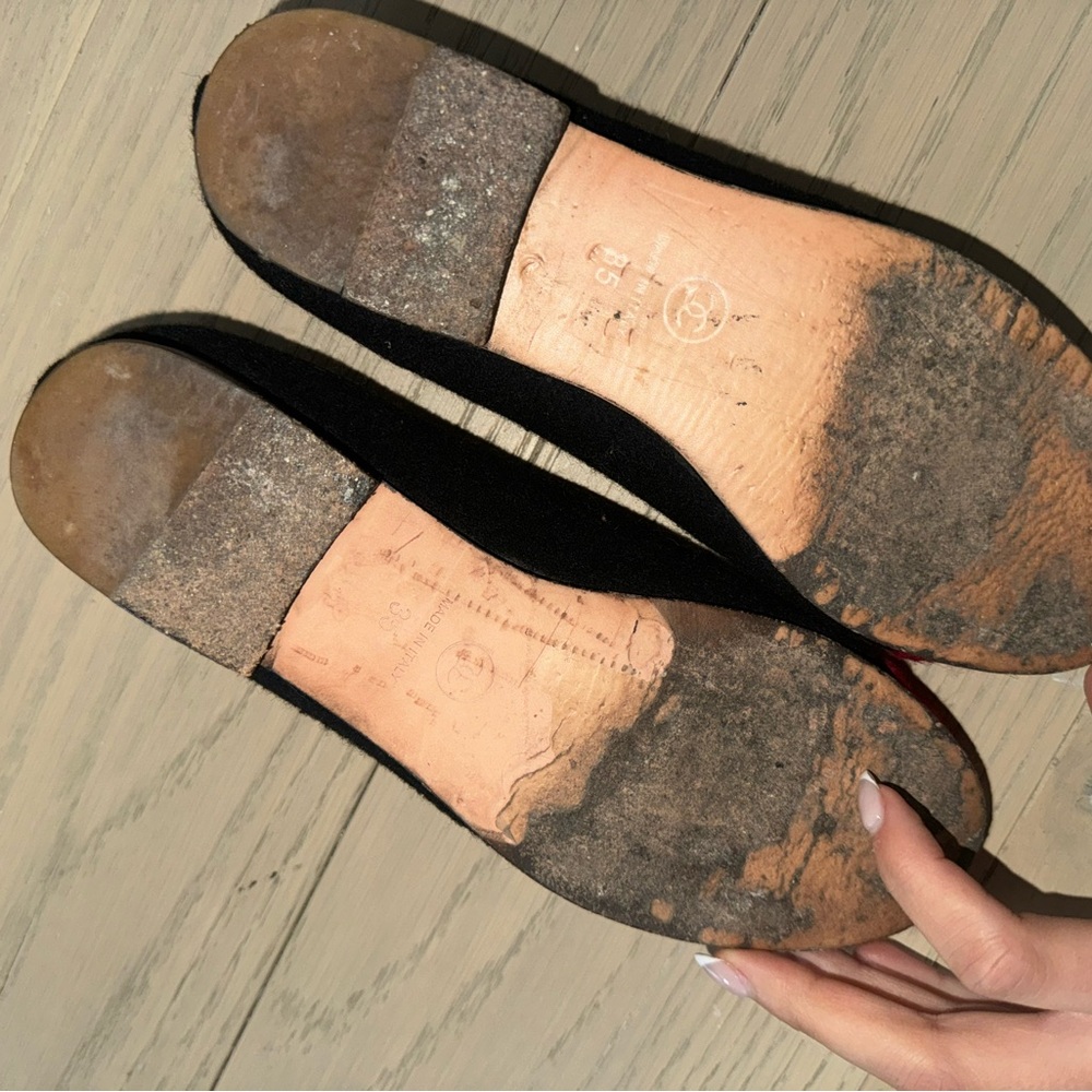 Authentic Chanel Wool Ballet Flats - Picture 3 of 6